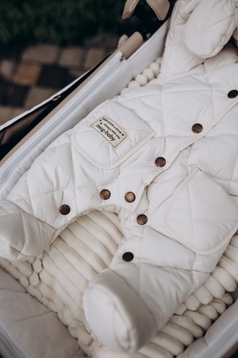 Стеганный комбинезон Rum, Молоко - фото 2